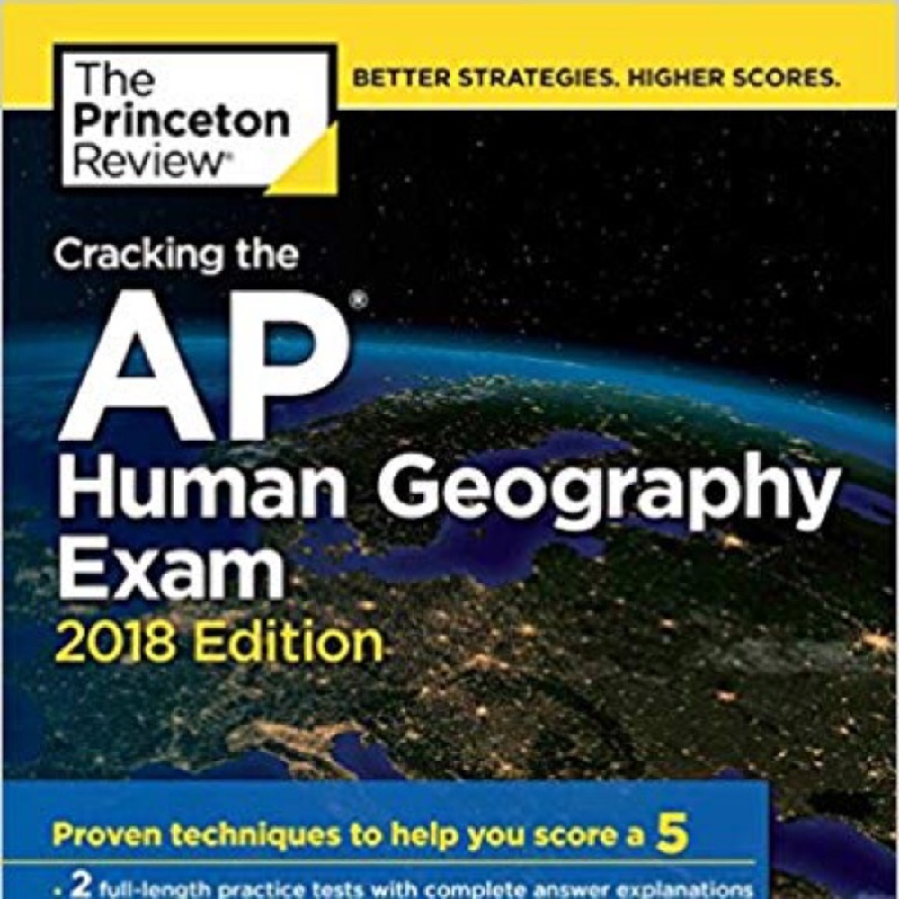 AP Human Geography Exam Princeton Review book